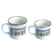 stainless steel 201/304 printed enamel camping mugs for drinking